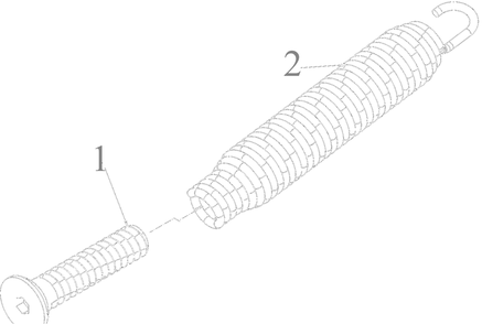 Lift Assist Diagram and Parts List for 2022 Yard Machines Lawn Tractor